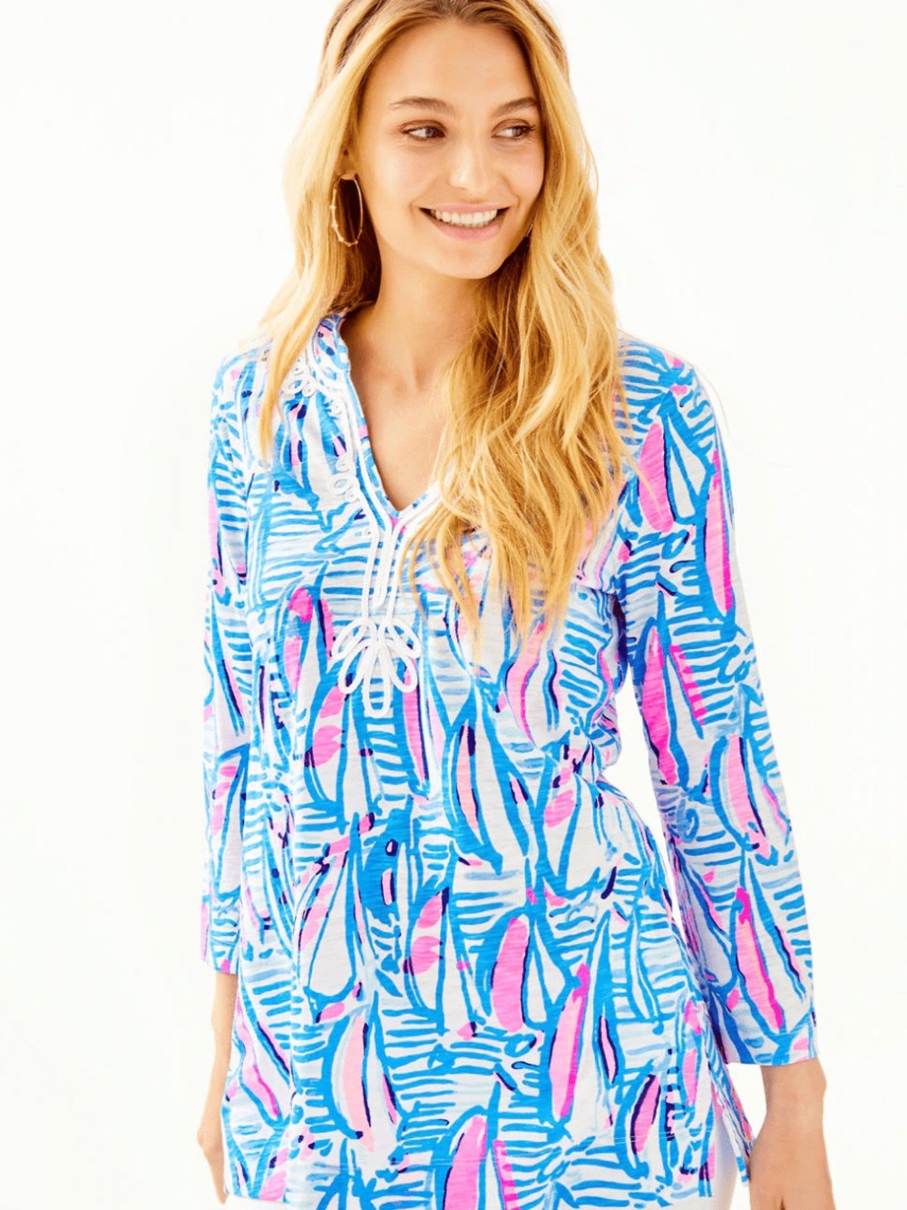 *RARE* Lilly Pulitzer Kaia Tunic in Red Right Return